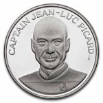1 oz Silver Round - Star Trek (Captain Jean-Luc Picard)
