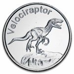 1 oz Silver Round - Velociraptor