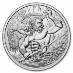 1 oz Silver Round - Zeus (Greek Mythology Series)