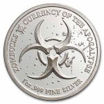 1 oz Silver Round - Zombucks (Random Motif)