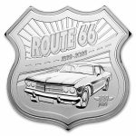 1 oz Silver Shield - Route 66 100th Anniversary