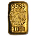 1 Tael Gold Bar - Chinese Biscuit (1.206 oz, King Fook)