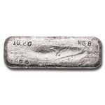 10.20 oz Silver Bar - Vintage WGB