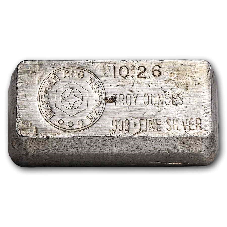 10.26 oz Silver Bar - Hoffman & Hoffman