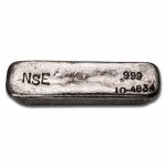 10.48 oz Silver Bar - Vintage NSE (Engraved)