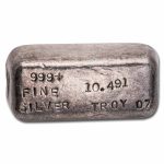 10.49 oz Silver Bar - Vintage ACO or CAO