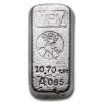10.70 oz Silver Bar - Vintage WPM (A085)