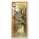10 Florida Goldback - Aurum Gold Foil Note (24k)