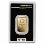 10 gram Gold Bar - Argor-Heraeus KineBar Design (In Assay)