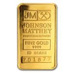 10 gram Gold Bar - Johnson Matthey
