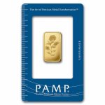 10 gram Gold Bar - PAMP Suisse Rosa (In Assay)