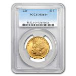 $10 Indian Gold Eagle MS-64+ PCGS (Random)