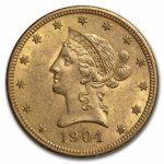 $10 Liberty Gold Eagle New Orleans Mint AU