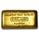 10 oz Gold Bar - Engelhard (Loaf-Style/Poured)
