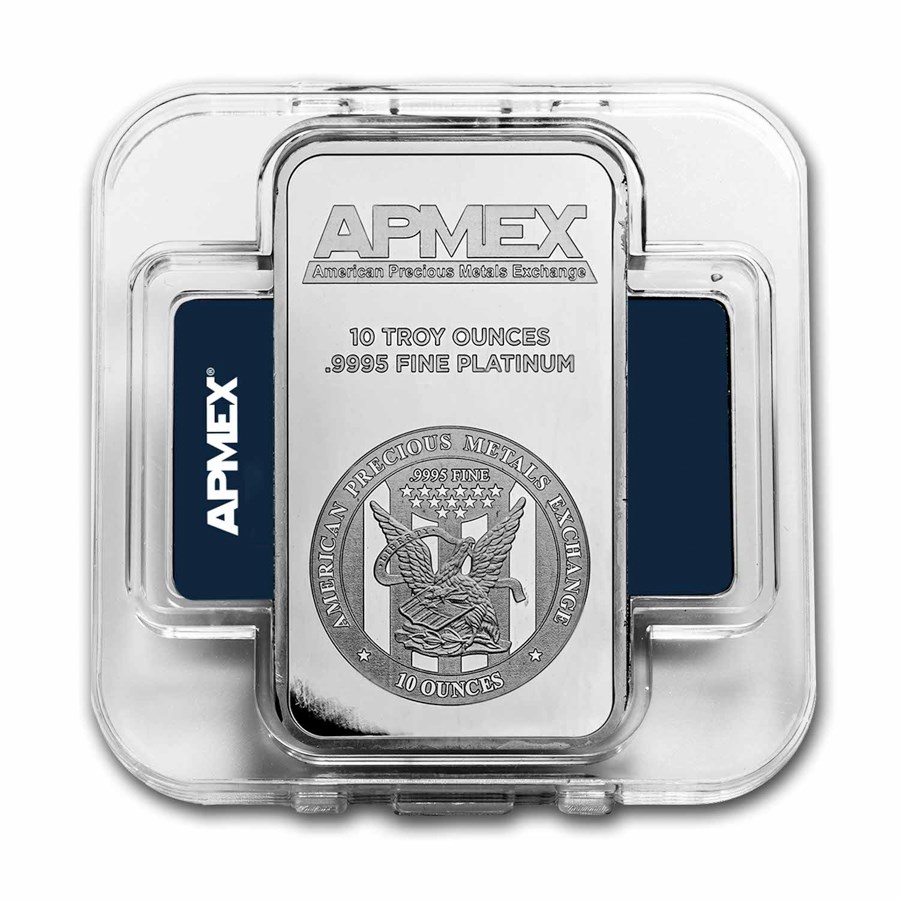 10 oz Platinum Bar - APMEX (In TEP)