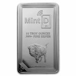 10 oz Silver Bar - Buffalo (Mint ID)