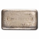 10 oz Silver Bar - Engelhard (3rd Series, Cast Poured, Error)