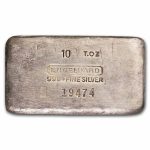 10 oz Silver Bar - Engelhard (5th Series, 5 Digit Serial)