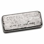 10 oz Silver Bar - General Metals