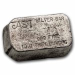 10 oz Silver Bar - Vintage ASI