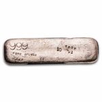 10 oz Silver Bar - Vintage PG&G (Prospectors Gold & Gems)