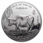 10 oz Silver Round - APMEX (2021 Year of the Ox)