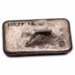 100.27 oz Silver Bar - Capital Metals (Baltimore, MD.)