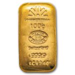 100 gram Gold Bar - Argor-Heraeus (Commerzbank)