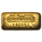 100 gram Gold Bar - Engelhard (Poured, Loaf-Style, Serial #)