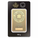 100 gram Gold Bar - Royal Canadian Mint (In Assay)