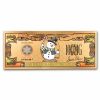 100 Milligram The North Pole Holiday Gold Bill (Frosty)