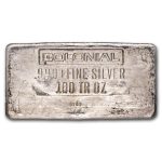 100 oz Silver Bar - Colonial Refining, Inc, Vintage