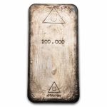 100 oz Silver Bar - Delta (w/COA, #13919)