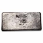 100 oz Silver Bar - Engelhard (1st Ser., 6-Digit, Stamp Error)
