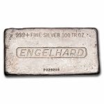 100 oz Silver Bar - Engelhard (5th Series "P")