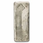 100 oz Silver Bar - Johnson Matthey (C. Rhyne)
