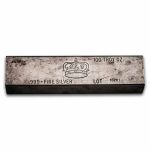 100 oz Silver Bar - MG Crown