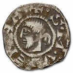 1100-1300s AD France Archbishops of Vienne AR Silver Denier XF
