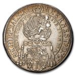 1706 Austrian States Salzburg Silver Thaler AU