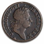 1723 Hibernia Half Penny VF