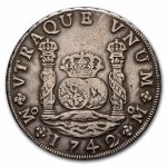 1732-1771 Mexico Silver 8 Reales "Pillar Dollar" Avg Circ