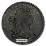 1800-1808 Draped Bust Half Cent XF