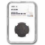1800 Large Cent VF-35 NGC (Brown)