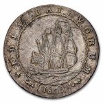 1802 Netherlands East Indies Silver 1 Gulden XF