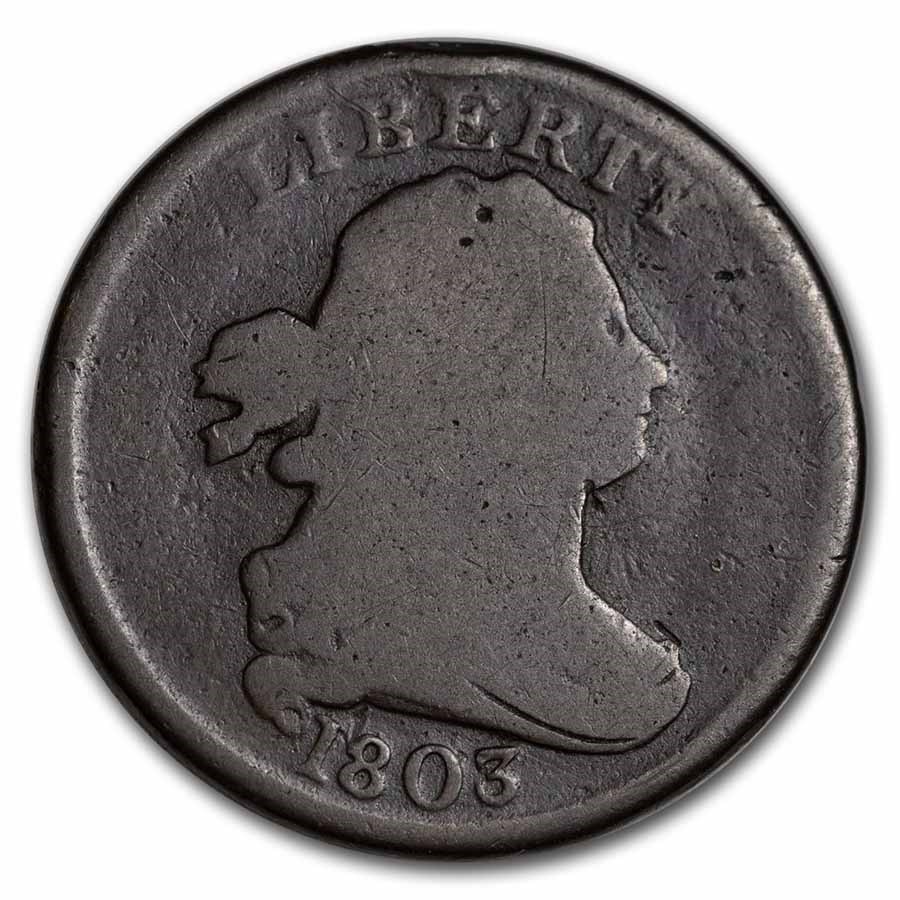 1803 Half Cent Good