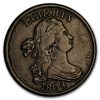 1804 Half Cent Spiked Chin VF