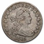 1805 Bust Half Dollar VF