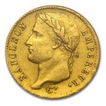 1807-1815 France Gold 20 Francs Napoleon I AU