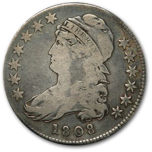 1808 Bust Half Dollar Fine