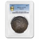 1811 Bust Half Dollar AU-55 PCGS (Small 8)